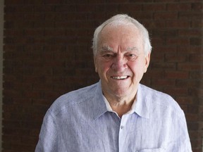 Former federal NDP leader Ed Broadbent waded into the Ontario election Monday to endorse Andrea Horwath.