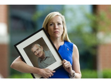 Karen Lawrence, 37, is a nurse manager at the Civic who has become a spokesman for ALS.  She is part of a family that has lost 14 members to the disease, including her father Wayne Hovey who died at age 60 two of his siblings also died. And she has just discovered she is a carrier.