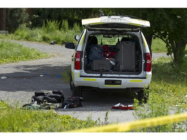 Two Ottawa police tactical officers and three paramedics have been injured in a joint-training exercise with the RCMP that was being conducted Wednesday morning on March Road in Kanata.