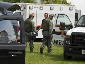 Two Ottawa police tactical officers and three paramedics were injured in a June 18, 2014, joint-training exercise with the RCMP on March Road in Kanata.