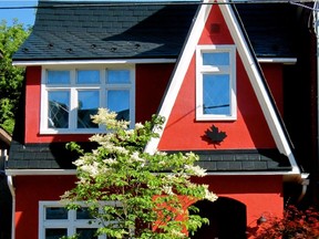 A Canadian-flavoured house on Wilbrod Street.