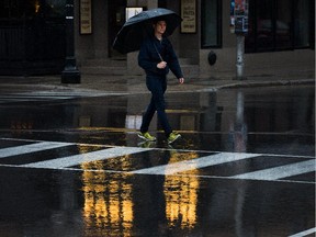 A dark and gloomy day as the region was hit with a significant amount of rain on Tuesday. Photo taken at 14:10 on June 24, 2014.