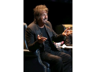 Al Pacino performs on the National Arts Centre  stage in Ottawa on June 26, 2014. (Jana Chytilova / Ottawa Citizen)  ORG XMIT: 0627 Pacino jc17