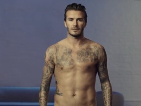 Soccer star/underwear model David Beckham recently got a tattoo on his upper left chest of a scene drawn by Gustave Doré in the hugely successful illustrated bible.