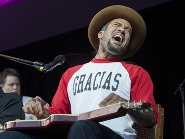 Ben Harper performs on the Main Stage at the Ottawa Jazz Festival on Friday, June 27, 2014.