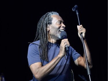Bobby McFerrin performs on the Main Stage at Confederation Park during the Ottawa Jazz Festival in Ottawa on Sunday, June 29, 2014.