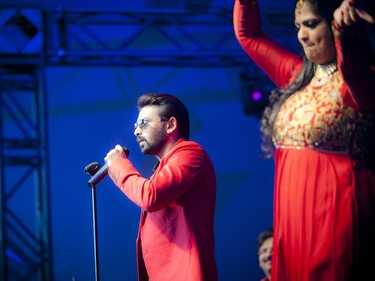 Bollywood star Richa Sharma, along with singer Vishal Kothari, kicked off TD Ottawa International Jazz Festival on Friday June 20, 2014 in Confederation Park.