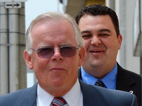 Richard McCarthy, left, and MP Dean Del Mastro, right, are on trial for alleged Elections Canada violations.