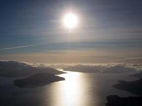 The Douglas Channel, the proposed shipping route for oil tanker ships in the Enbridge Northern Gateway Project, just south of Kitmat, B.C., is pictured on Jan. 10, 2012.