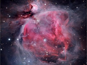 Orion Nebula- by Sanjeev Sivarulrasa, part of a solo exhibit Vanishing Stars- part of the Nocturne Festival VI- at Cube Gallery, July 2 to 27.