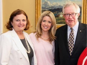 From left, Maureen McTeer with daughter Catherine Clark, husband and former prime minister Joe Clark.
