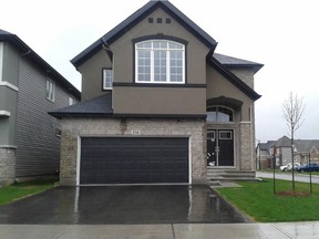 This Cardel home at Blackstone has exterior colours I like.