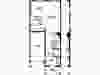 Ground level floor plan of The Oakwood townhome by Glenview Homes at Monahan Landing.