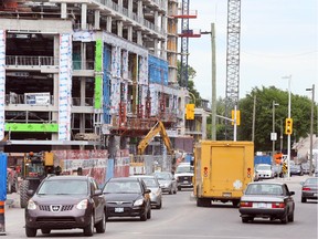 Traffic on Bank Street near Lansdowne Park:  OSEG and Glebe merchants and residents hope game days won't make it even worse.