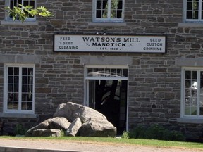 Watson's Mill is a landmark heritage site owned by the conservation authority since 1972. The mill was built in 1860.