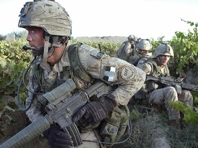 Kandahar, Afghanistan. 14 September 2006- Soldiers of Alpha Company(A Coy) conduct operations in the Panjwaii District of Kandahar Province as part of Operation MEDUSA.