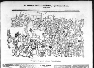 Gusvate Doré was the first artist to have comics appear in newspapers, a seminal moment in the history of comics. (Photo National Gallery of Canada)