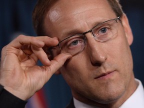 Justice Minister Peter MacKay addresses a news conference on Parliament Hill in Ottawa on Wednesday, June 4.