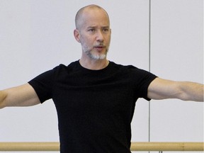 Shaun Amyot is seen here teaching a class at the National Ballet School.