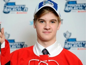 Ottawa 67's sign first-round pick Travis Barron.