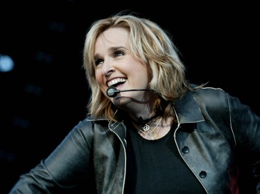 Ottawa-July 9, 2002: Melissa Etheridge performing at the Blues Festival.