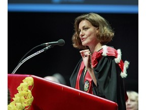 CTV News Anchor Lisa LaFlamme received an honorary doctorate Friday, June 13, 2014, at the University of Ottawa Faculty of Arts graduation ceremonies at the National Arts Centre.