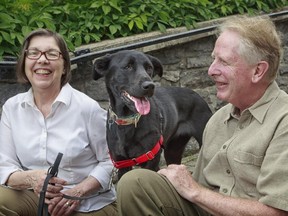 Breezy the dog has been adopted and given a new permanent home in Gatineau by Sheila and John.