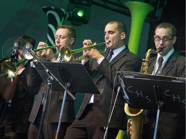 Delbert and the Commotions perform on the main stage at the 2014 Ottawa Jazz Festival.