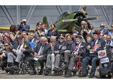 Veterans gather for 70th Anniversary of D-Day and the Battle of Normandy  commemorative event on June 6, 2014, at the Canada Aviation and Space Museum, in Ottawa.