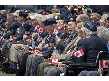 Veterans gather for 70th Anniversary of D-Day and the Battle of Normandy  commemorative event on June 6, 2014, at the Canada Aviation and Space Museum, in Ottawa.