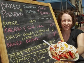 Jasmine Leese at the Hot Potato Company says the Sparks Street BIA has told market vendors to stop selling hot foods, because local businesses complained it was taking away their customers.