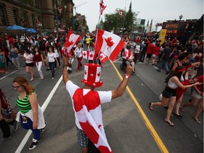 Most downtown streets will be closed for Canada Day festivities on Tuesday.