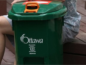 What makes garbage cans more appealing than green bins? It's those plastic bags we use, writes Cathy Haley.