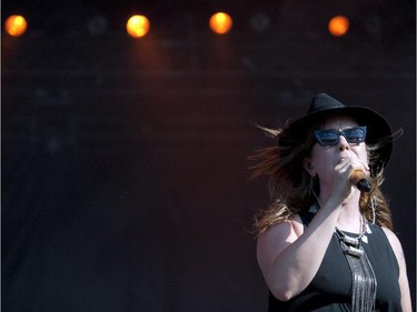 Serena Ryder played on the Claridge Homes Stage Sunday July 14, 2013 at Ottawa Bluesfest.