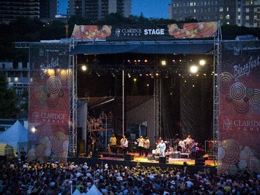 The crowd watches B.B. King on the last night of Ottawa Bluesfest, Sunday July 14, 2013.