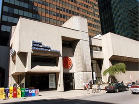 The Ottawa Public Library main branch at the corner of Laurier and Metcalfe.