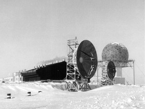 Part of the NORAD missile defence line is seen in this 1980 file photo. Much of the existing radars operated by Canada and the U.S. would be obsolete and need replacing within 10 years, according to NORAD commander U.S. Admiral Bill Gortney.