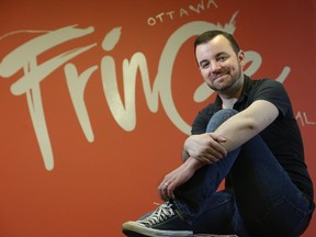 Patrick Gauthier , the new festival director of Ottawa Fringe Festival.