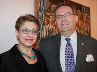 Slovakian Ambassador Milan Kollar and his wife, Sona Kollarova, hosted a farewell reception at the embassy June 11.