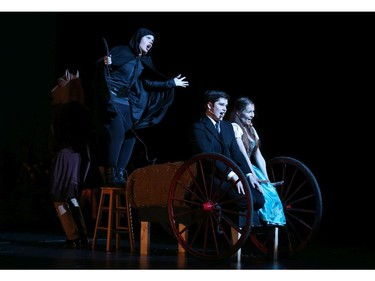 Students perform an excerpt from Young Frankenstein, Ashbury College, during the 9th annual Cappies Gala awards, held at the National Arts Centre, on June 08, 2014, in Ottawa, Ont.