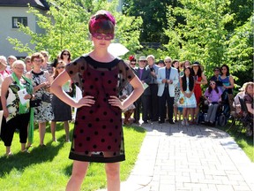 The annual garden party for Cornerstone Housing for Women took place Sunday, June 1, 2014, at the Irish ambassador's residence and featured a fun and fabulous fashion show by Ottawa designer Frank Sukhoo.
