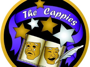 The Cappies logo. 
(22) Cappies Logo - COLOUR - June 22, 2007 - GRAPHIC, SEE DESIGN DEPT.