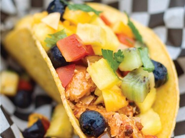 The recipe for Killer Fish Tacos, from Tofino's Sobo restaurant, has been featured in The Best American Recipes and The Gourmet Cookbook.