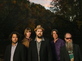 The Drive-By Truckers, from left,  Jay Gonzalez, Matt Patton, Patterson Hood, Mike Cooley and Brad Morgan. They play Bluefest in Ottawa on July 6. (Handout photo by David McClister)