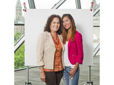 WOW Ambassador Nubia Cermeno, left, and Mabel Alvarez, right.