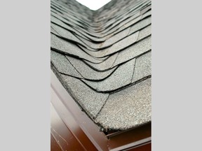 This woven valley is one of several types of closed valleys suitable for asphalt shingles.