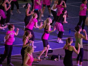 Zumba classes incorporate Latin and international music and dance movements.