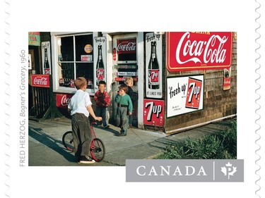 Fred Herzog: His work is a time capsule of Vancouver’s ordinary people.  His 2011 solo exhibit at the National Gallery, titled Street Life, was a glorious burst of Kodachrome colour. “Bogner’s Grocery, taken in 1960, displays the vitality these signs bring to a city street.”