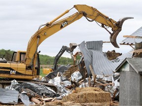 Frank Meyers's barn in Quinte West, Ont., was torn down in May, 2014, after being expropriated by the Canadian government so CFB Trenton can build a training facility for the JTF2.