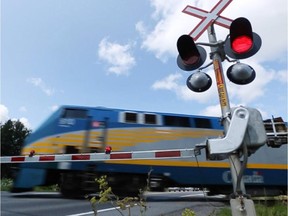 A Via Rail train.